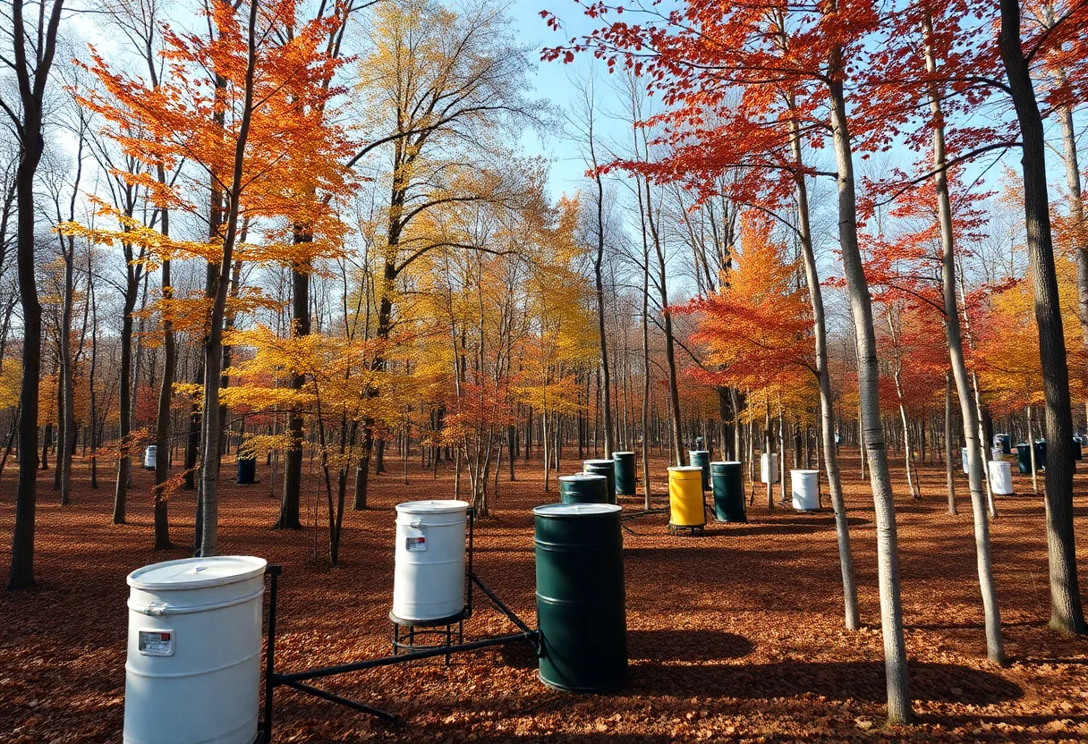 Maple trees in Kentucky ready for syrup production