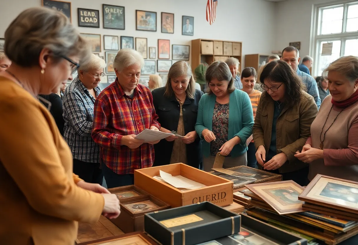 Families participating in memorabilia preservation after Kentucky floods