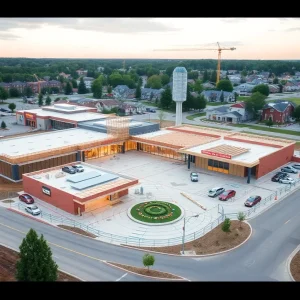 Rendering of proposed Kroger Marketplace and shopping center