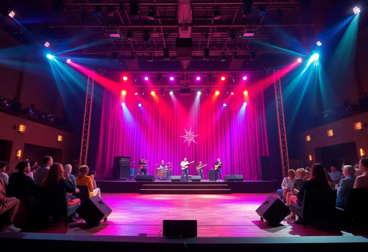 Stage performance of Laura Bell Bundy's musical 'Mama, I'm a Big Girl Now!' at the Lexington Opera House.