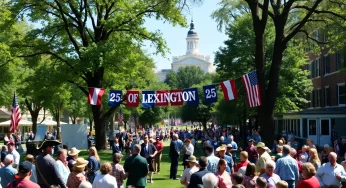Lexington Celebrates Its 250th Anniversary with Historical Highlights