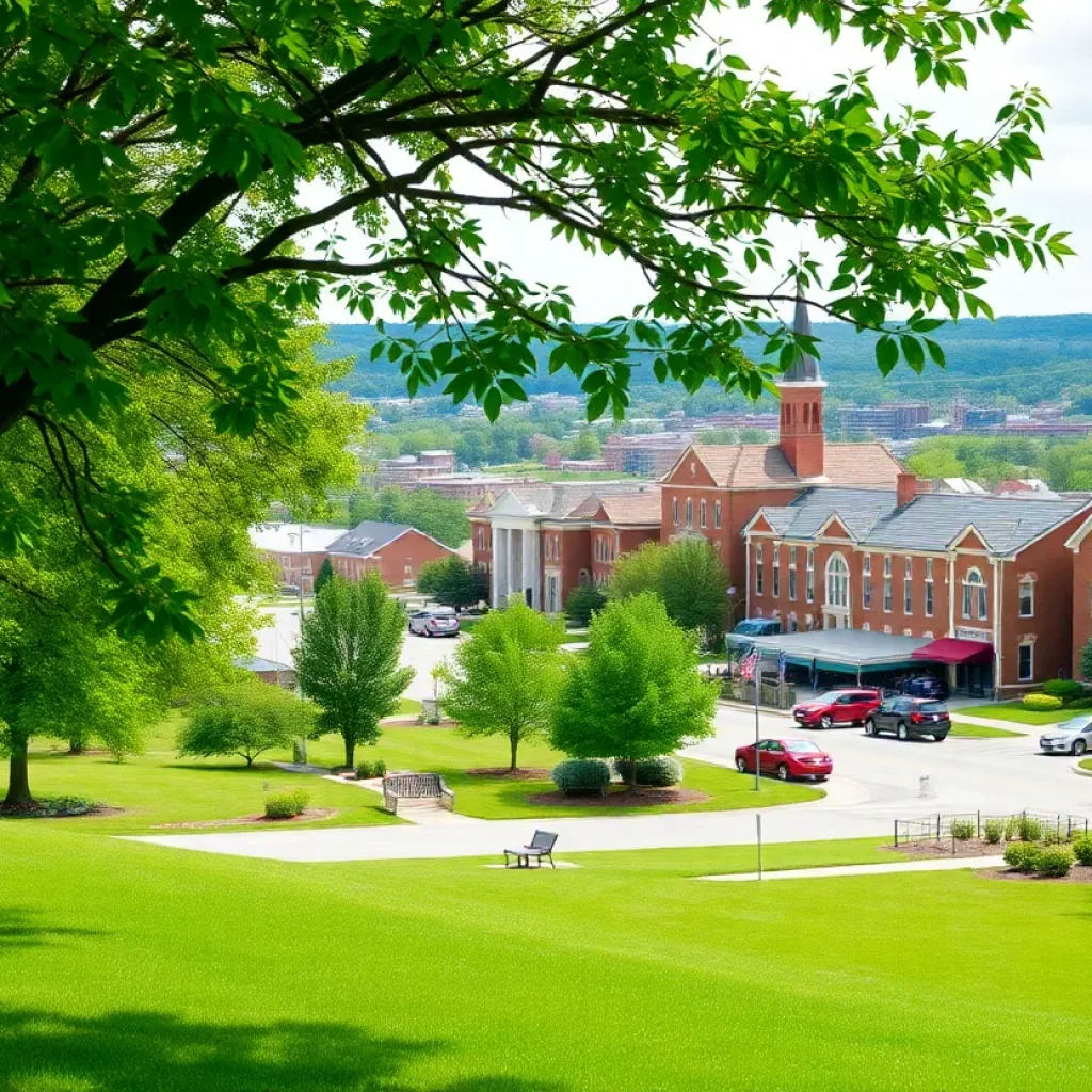 Scenic view of Lexington, Kentucky, highlighting its appeal as a retirement destination.