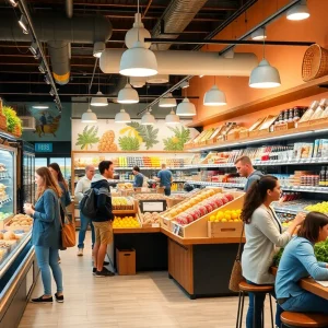 Interior view of the new Publix grocery store in Lexington