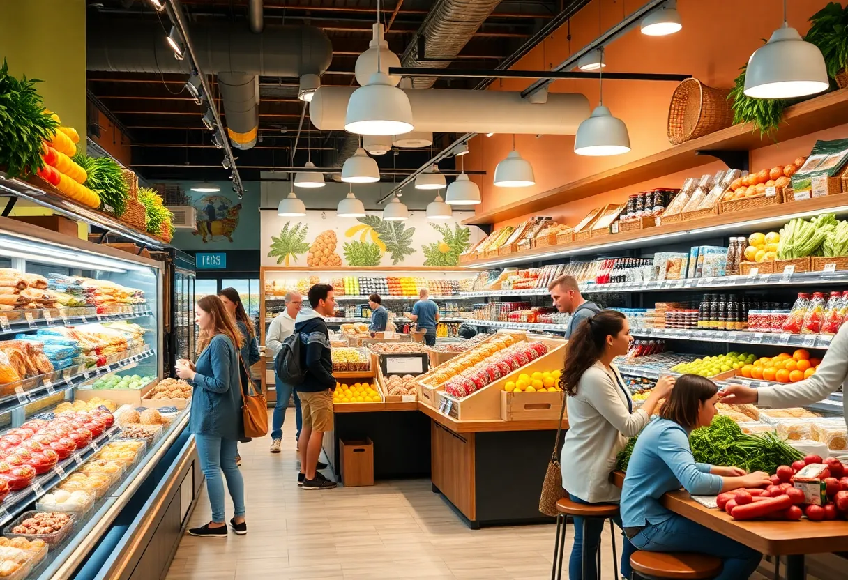 Interior view of the new Publix grocery store in Lexington
