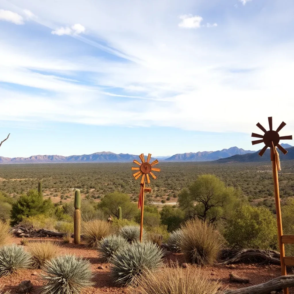 Scenic view of Oak Flat, important to Apache culture, surrounded by nature.