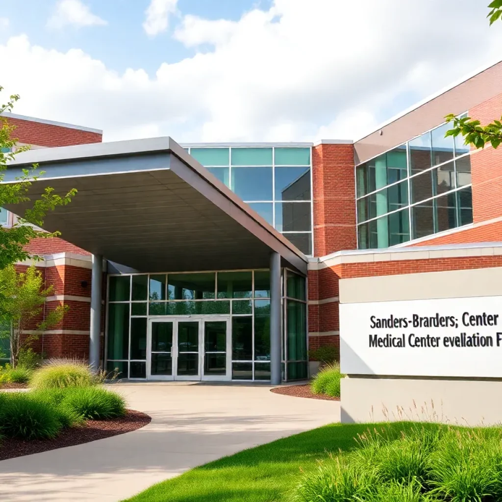 Exterior view of the Sanders-Brown Center on Aging