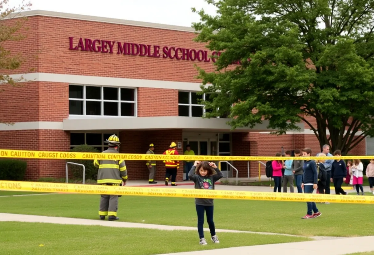 Students evacuated from Southern Middle School due to fire incident