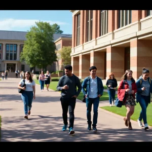 Photo of students on the University of Kentucky campus