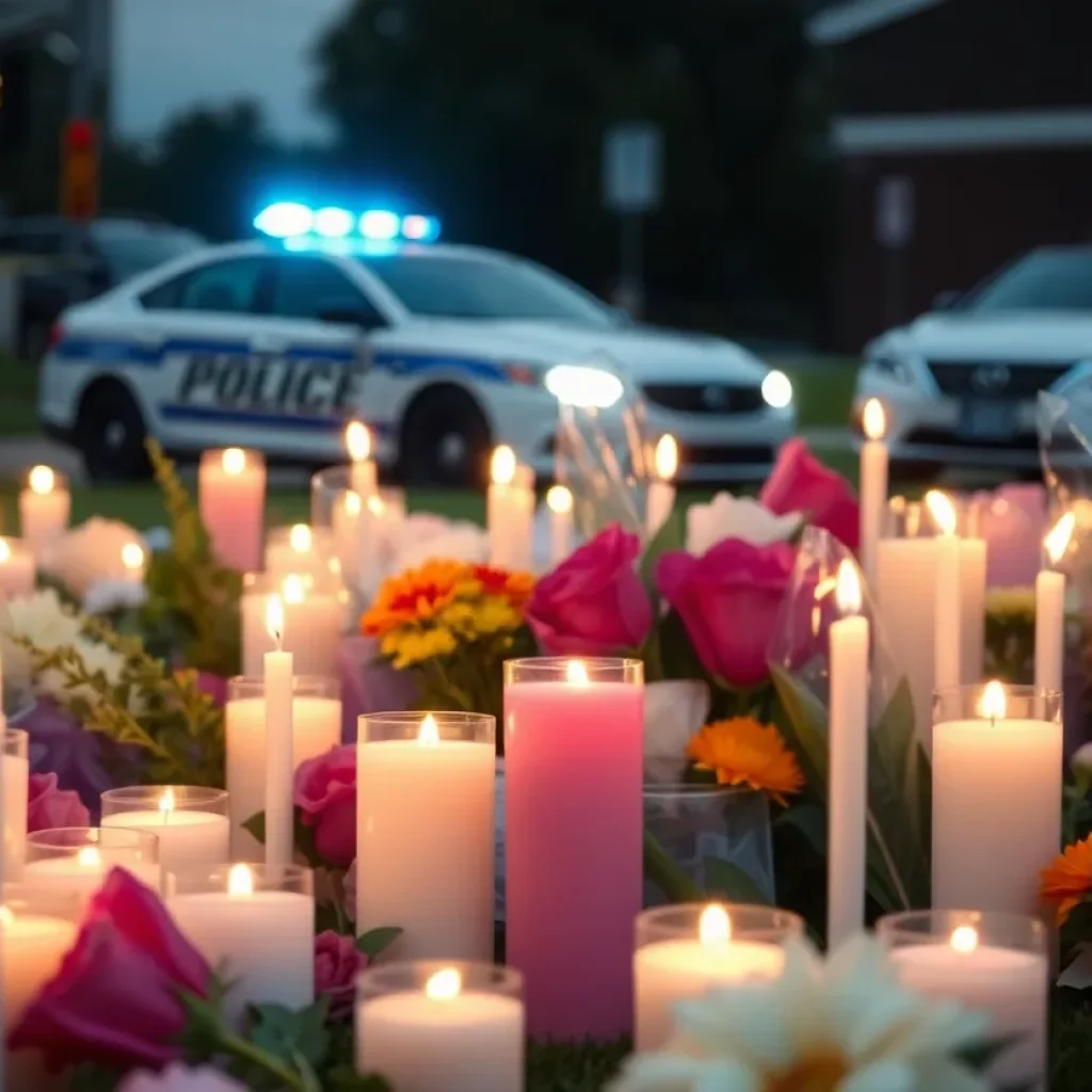 Community vigil for Lexington teens Ali Haider Naqvi and Aoun Ismail Basboos.