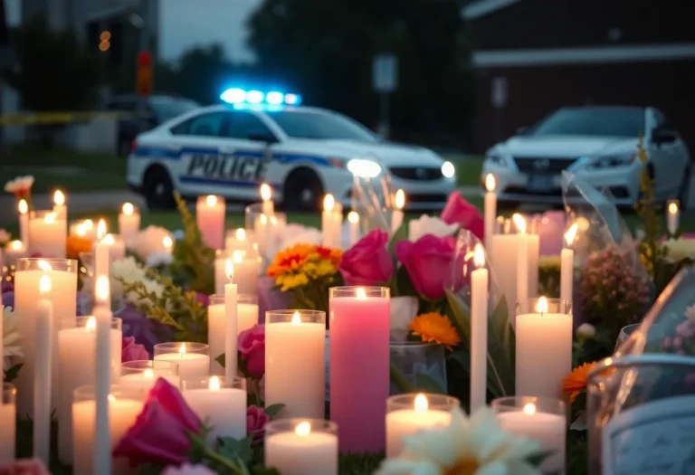 Community vigil for Lexington teens Ali Haider Naqvi and Aoun Ismail Basboos.