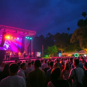 Outdoor concert featuring The Beach Boys at Gatton Park