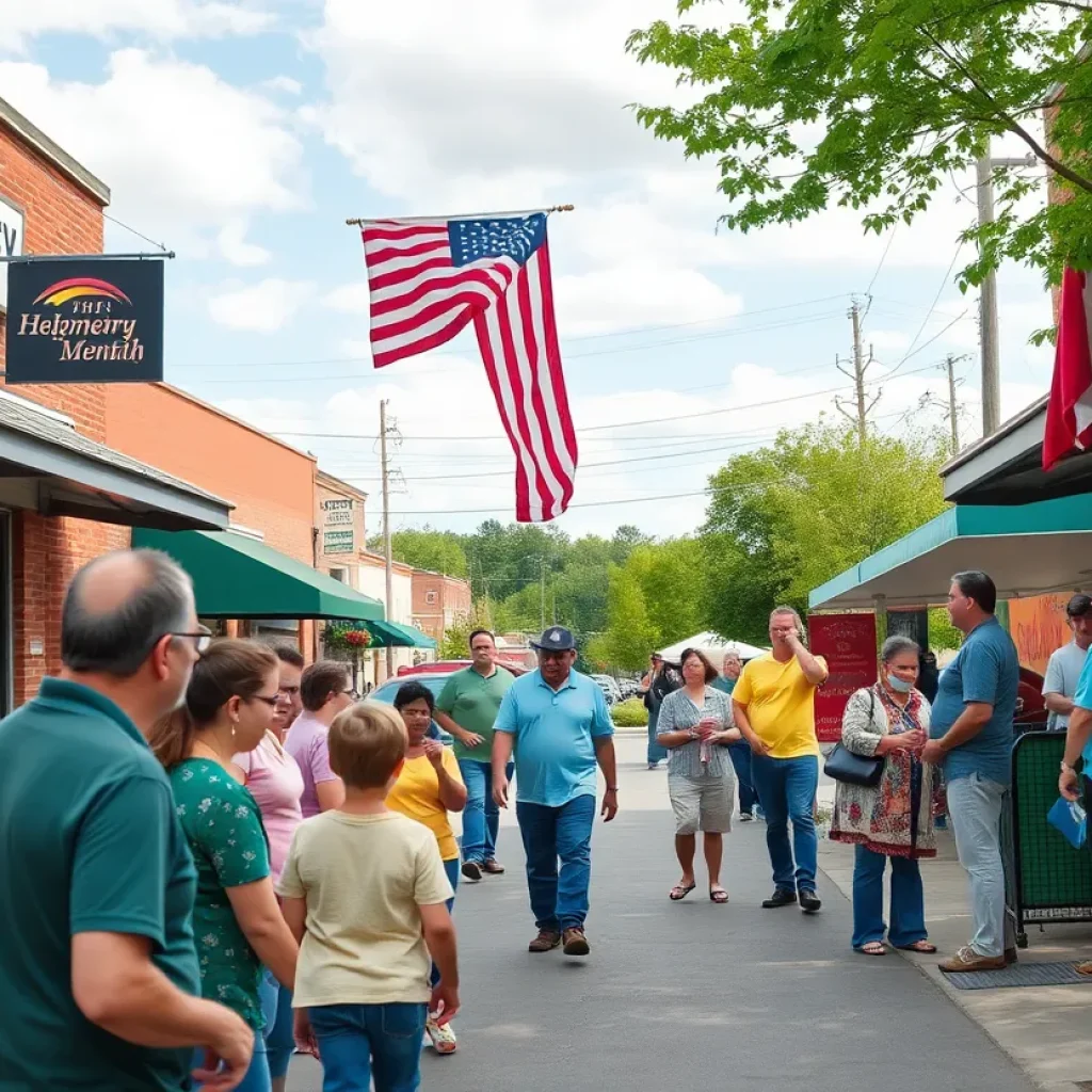 Residents discussing local political issues in Kentucky