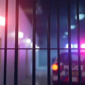Illustration of a jail escape scene highlighting security issues