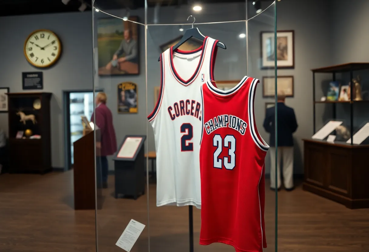 Exhibit featuring rare artifacts at Lexington History Museum