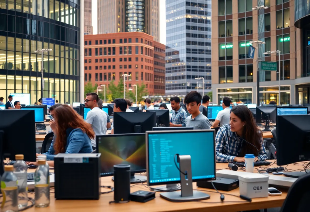 Vibrant tech scene in Lexington KY with young professionals