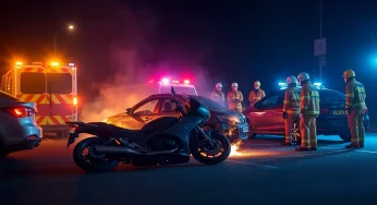 Motorcycle Crash in Lexington Leaves One Critically Injured