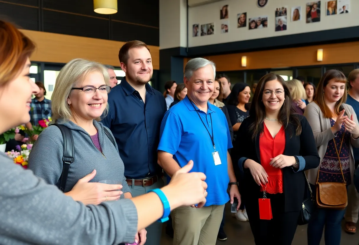 Community members gather for memorial of Noah Tinch