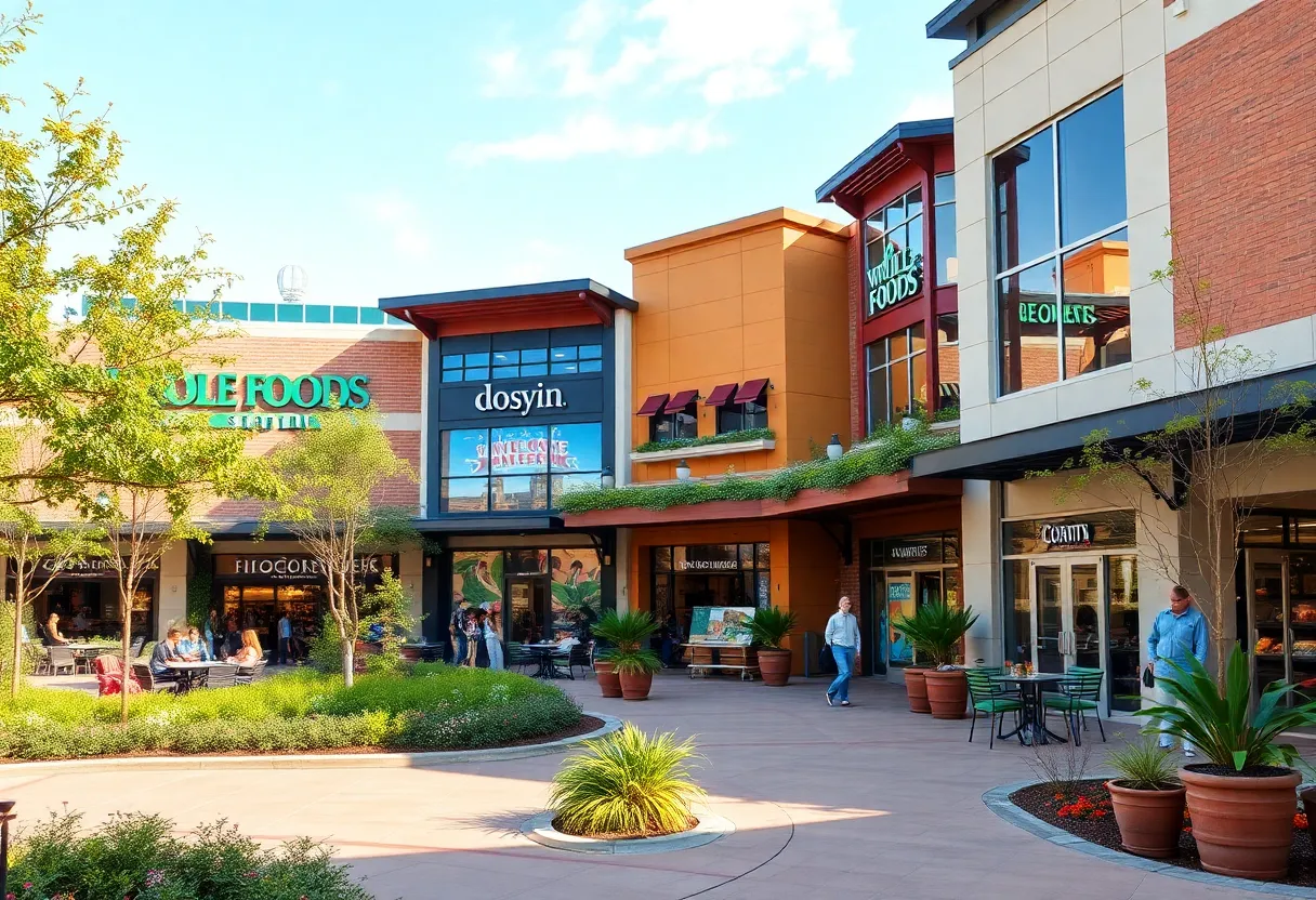 Exterior view of Summit at Fritz Farm shopping center.