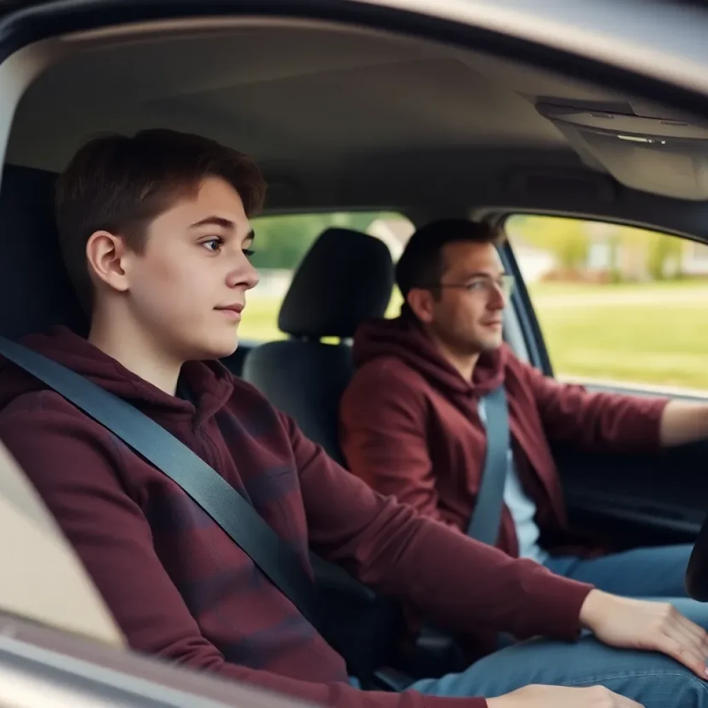 Teen driving practice with adult supervision in Kentucky