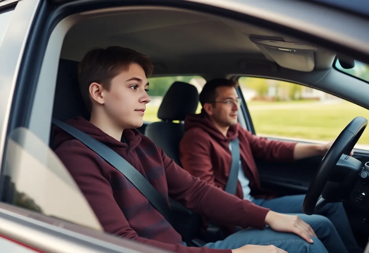Teen driving practice with adult supervision in Kentucky