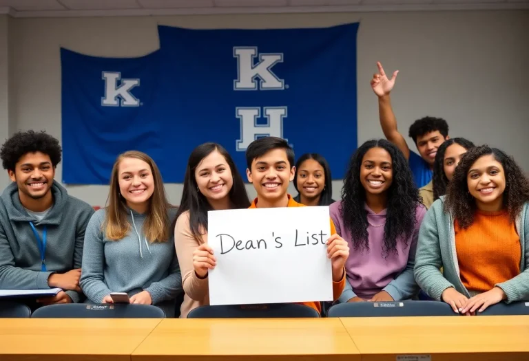 Students celebrating their academic achievements at the University of Kentucky