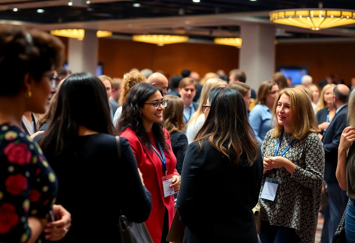 Women participating in discussions at the Women's Summit in Kentucky
