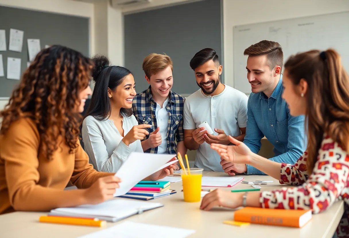Group of young entrepreneurs brainstorming business ideas