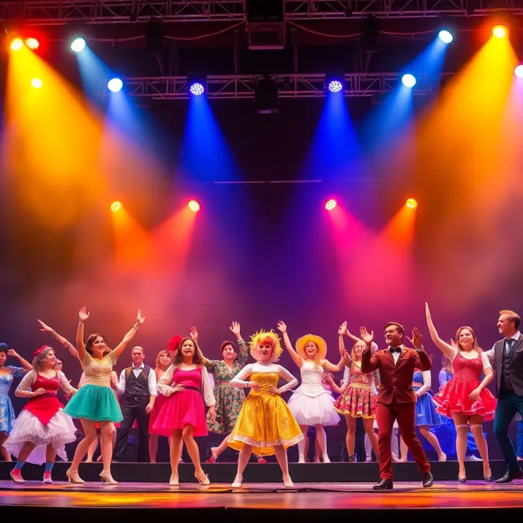 Stage performance of '42nd Street' at the Lexington Theatre Company