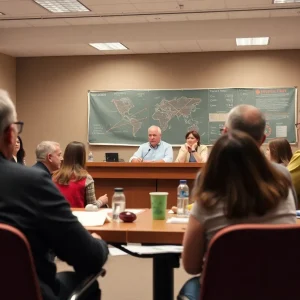 Fayette County Public Schools board meeting with community members