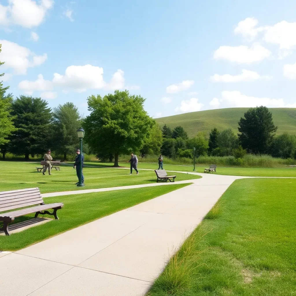 Serene landscape of Hisle Farm Park