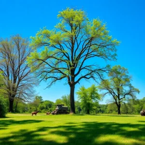 Peaceful Hisle Farm Park environment with greenery and wildlife
