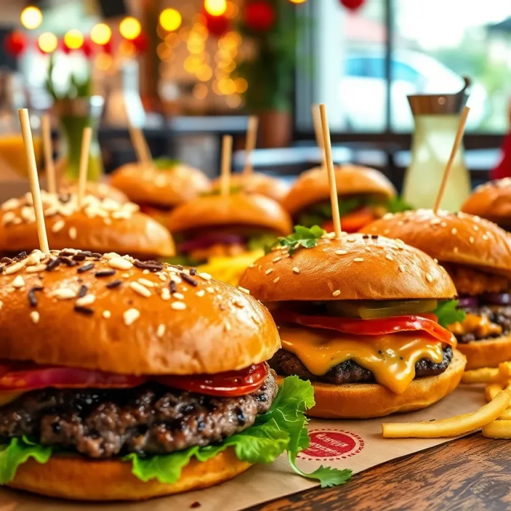 Delicious specialty burgers featured during Lexington Burger Week