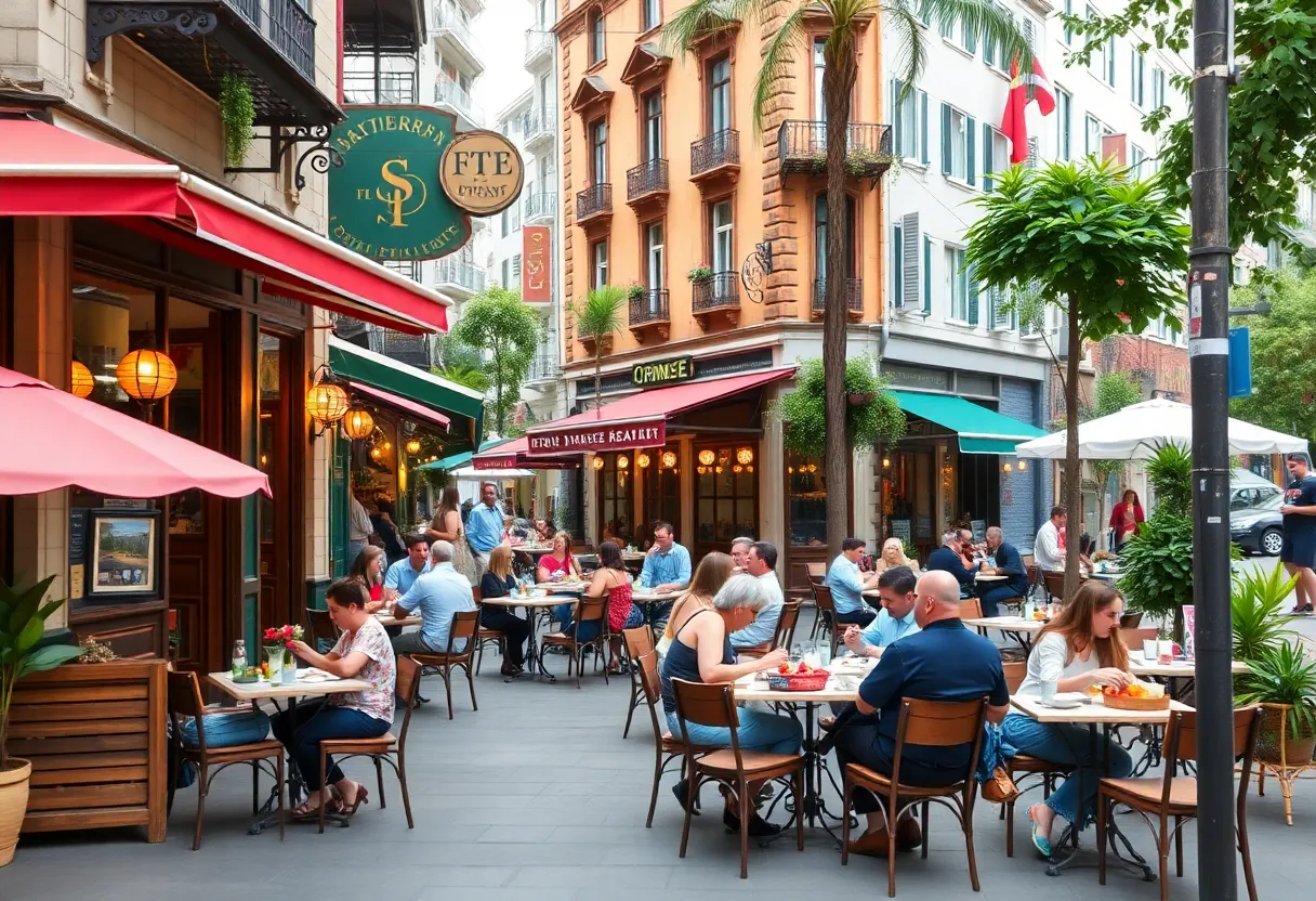 Outdoor dining at new restaurants in Lexington this summer.