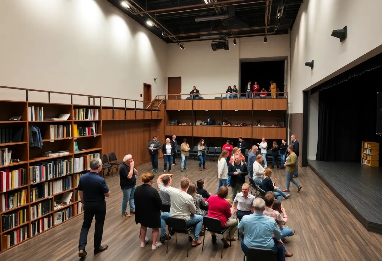 Interior of the new theater space at Antagonist Productions