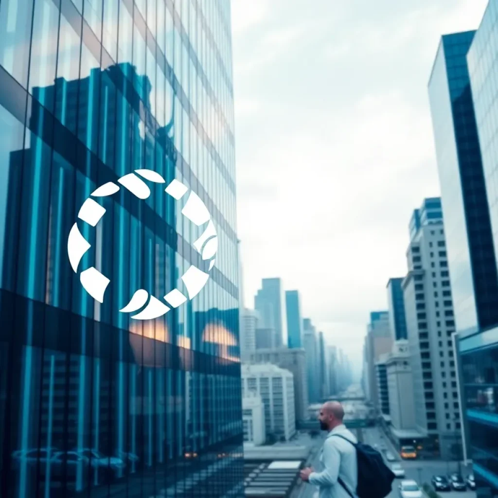 Merger of Xerox and Lexmark logos in a modern office setting