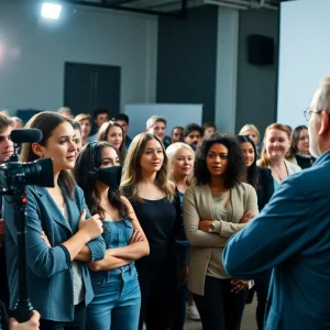 Actors auditioning for various roles during a casting call in Lexington