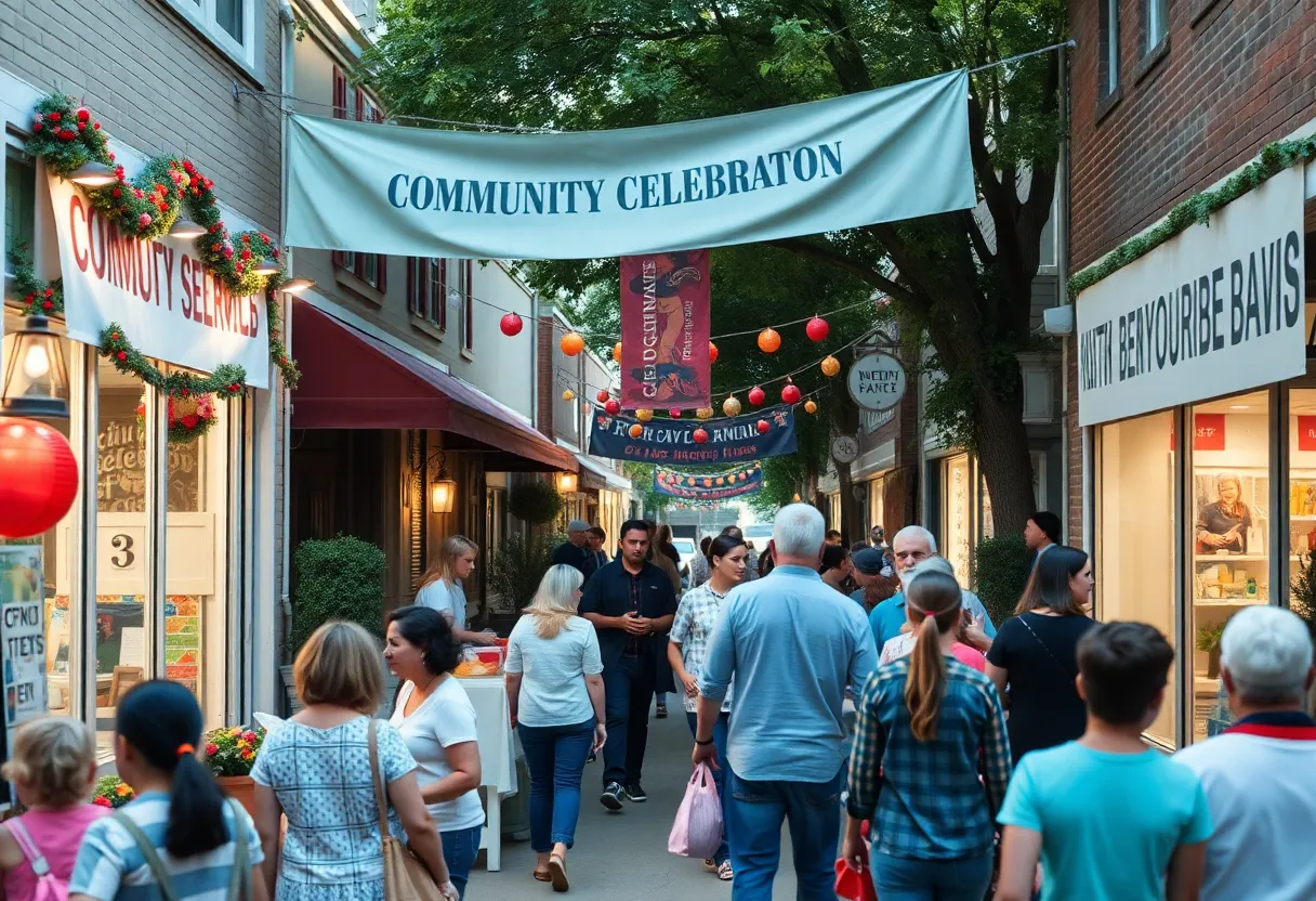Community celebration for small businesses in Lexington