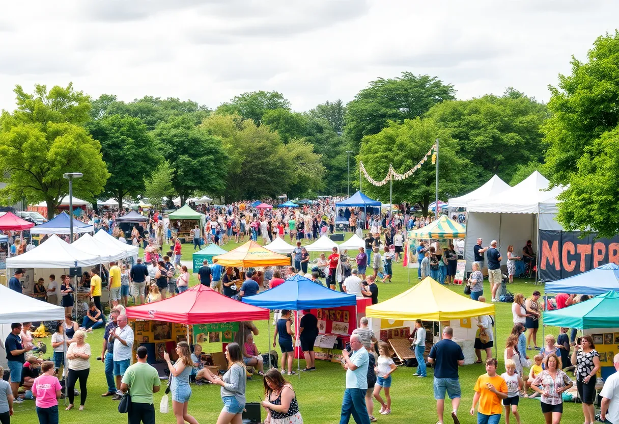 A lively collage showcasing various events in Central Kentucky this August.