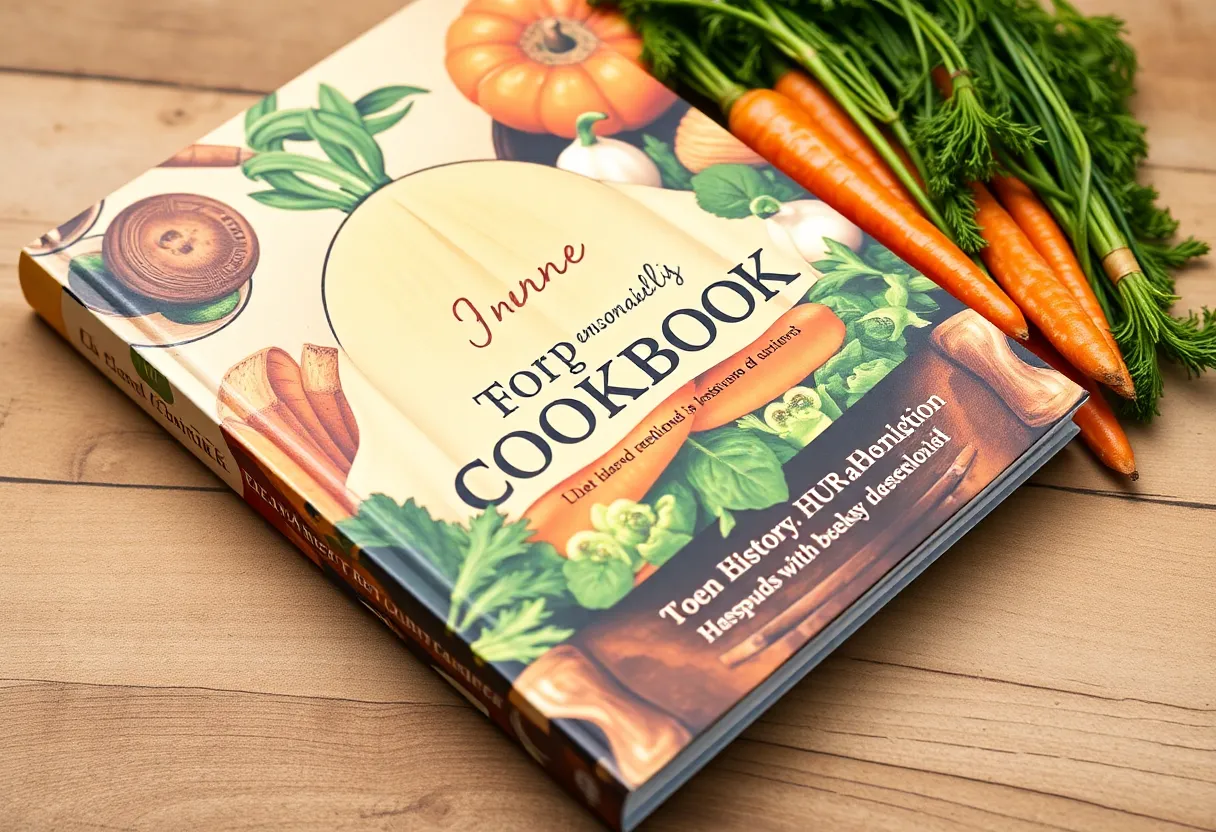 Cover of Eat Your Carrot Cake cookbook celebrating Alfalfa Restaurant