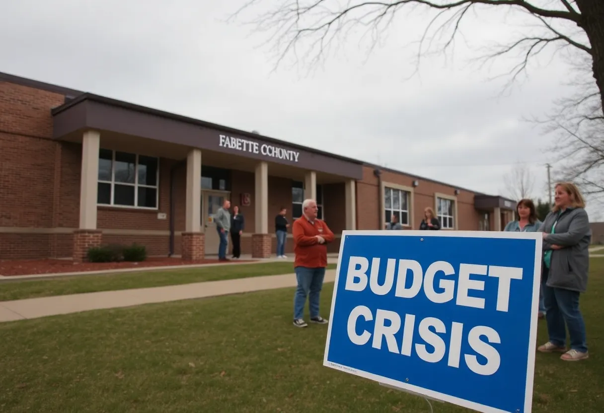 Fayette County Schools during budget crisis discussions