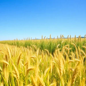 Diverse forage crops thriving in a field at the University of Kentucky Research and Education Center