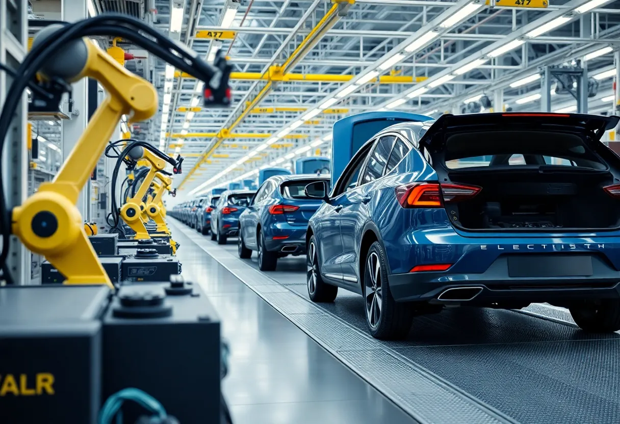 Ford Louisville assembly plant featuring advanced manufacturing for electric vehicles