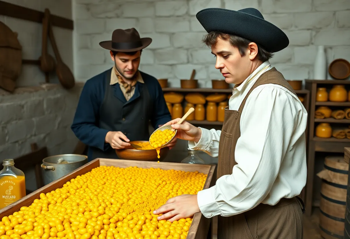 19th-century mustard production in Lexington, Kentucky