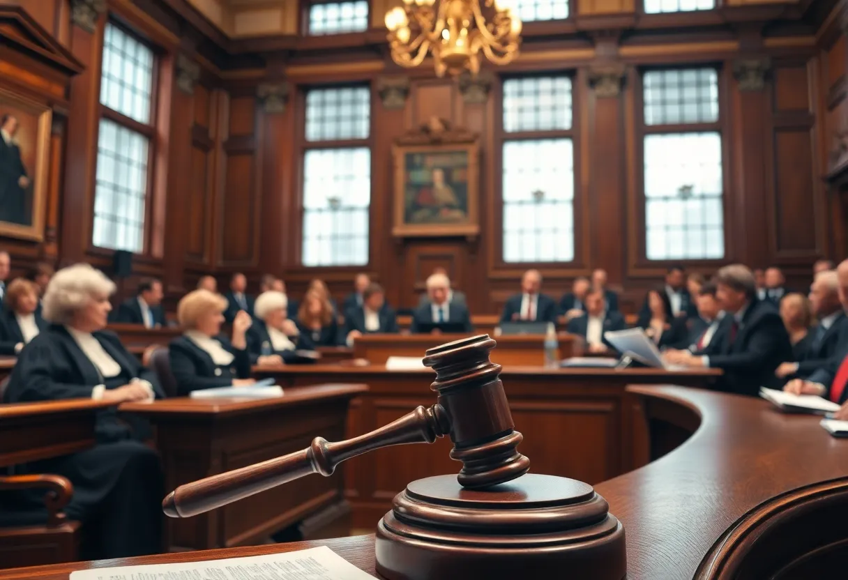 Kentucky Supreme Court in session during JCPS governance debate.