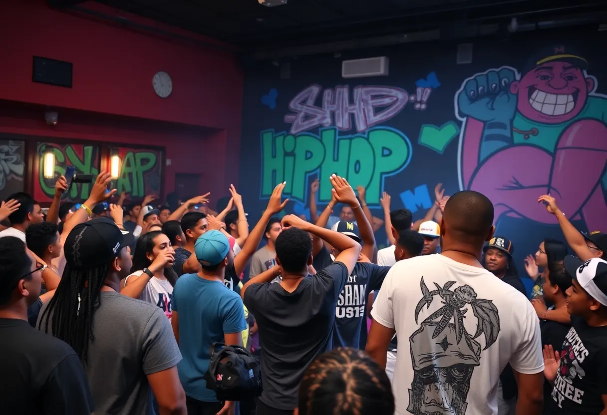 Celebration of Lexington Hip Hop Day with artists performing