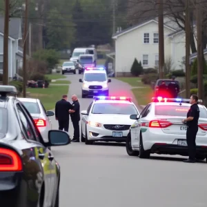 Police presence in Lexington neighborhood following shooting incident