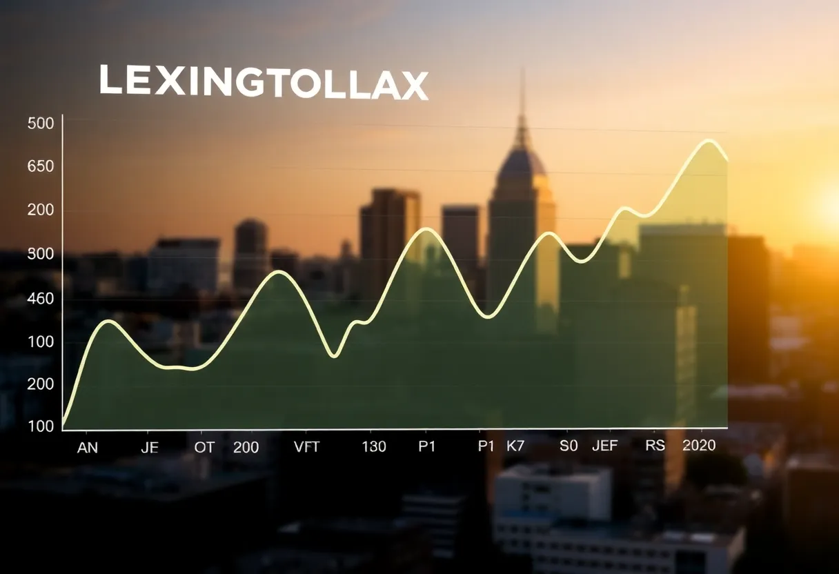 Financial graph of Lexington property tax trends