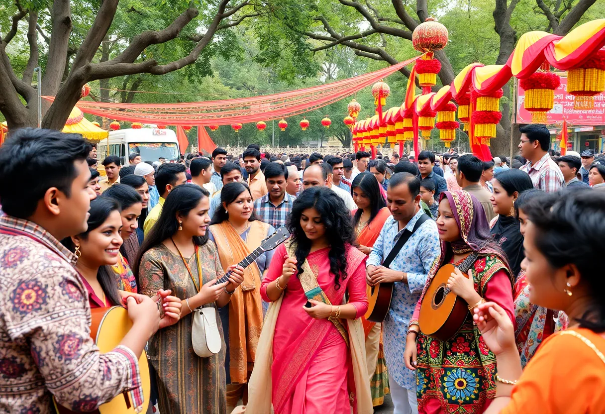 Crowd enjoying the Lexington Sacred Music Festival