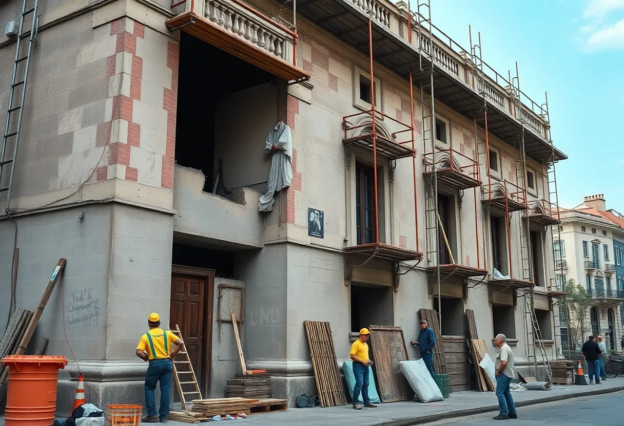 Construction of the Preservation Center in Lexington, Kentucky