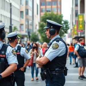 Police presence in downtown Lexington to enhance security